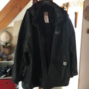 Carhartt men’s raincoat. Dark gray Size 2XL. In great condition